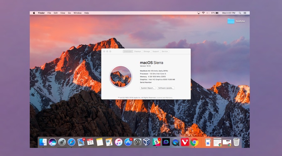 mac os high sierra installer app download